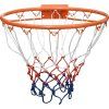 Basketbalová obroučka 39 cm ocel [93661] (Barva Černá)