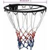 Basketbalová obroučka 39 cm ocel [93661] (Barva Černá)