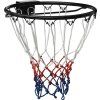 Basketbalová obroučka 39 cm ocel [93661] (Barva Černá)
