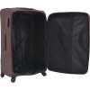 3dílná souprava měkkých kufrů na kolečkách, [91318] (Barva Kávová)