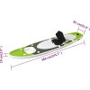 Nafukovací SUP paddleboard a příslušenství 360x81x10cm [93389] (Barva Mořská modrá)