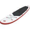 Stand Up Paddleboard SUP nafukovací červenobílý [90633] (Barva Modrá)