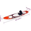Nafukovací SUP paddleboard a příslušenství 300x76x10 cm [93382] (Barva Červená)
