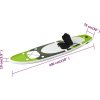 Nafukovací SUP paddleboard a příslušenství 300x76x10 cm [93382] (Barva Červená)