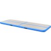 Nafukovací cvičební podložka s pumpou 400x100x10 cm PVC [91917] (Barva Zelená)