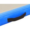 Nafukovací cvičební podložka s pumpou 500x100x10 cm PVC [91919] (Barva Modrá)