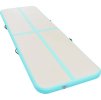 Nafukovací cvičební podložka s pumpou 500x100x10 cm PVC [91919] (Barva Modrá)