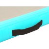 Nafukovací cvičební podložka s pumpou 500x100x10 cm PVC [91919] (Barva Modrá)