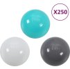 Hrací míčky 250 ks [93490] (Barva Mentolově zelená)