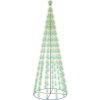 Vánoční stromek kužel 732 ch LED diod 160 x 500 cm [343495] (Barva Studená bílá)