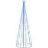 Vánoční stromek kužel 310 ch LED diod 100 x 300 cm [343492] (Barva Modrá)