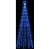 Vánoční stromek kužel 310 ch LED diod 100 x 300 cm [343492] (Barva Modrá)