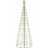 Vánoční stromek kužel 310 ch LED diod 100 x 300 cm [343492] (Barva Modrá)