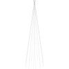 Vánoční stromek na stožár 310 ch LED diod 300 cm [343522] (Barva Teplá bílá)