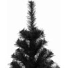 Umělý vánoční stromek se stojanem 180 cm PVC [321001] (Barva Černá)