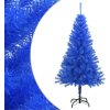 Umělý vánoční stromek se stojanem 150 cm PVC [321003] (Barva Modrá)