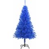 Umělý vánoční stromek se stojanem 150 cm PVC [321003] (Barva Modrá)