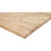 Plovoucí police 100 x 20 x 4 cm neošetřené akáciové dřevo [3279587] (Barva S olejovou povrchovou úpravou)