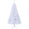 Umělý vánoční stromek s hustými větvemi 120 cm PVC [328426] (Barva Bílá)
