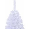 Umělý vánoční stromek s hustými větvemi 120 cm PVC [328426] (Barva Bílá)