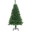 Umělý vánoční stromek s hustými větvemi 120 cm PVC [328426] (Barva Bílá)