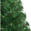 Umělý vánoční stromek s hustými větvemi 120 cm PVC [328426] (Barva Bílá)