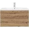 Skříňka se zápustným umyvadlem dřevotříska [3307663] (Barva dub sonoma)