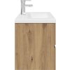 Skříňka se zápustným umyvadlem dřevotříska [3307663] (Barva dub sonoma)