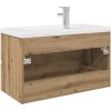 Skříňka se zápustným umyvadlem dřevotříska [3307663] (Barva dub sonoma)