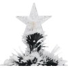 Vánoční stromek s LED osvětlením 64 cm optické vlákno [328454] (Barva Bílo-modrá)