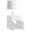 Set koupelnového nábytku dřevotříska [3071306] (Barva Bílá)
