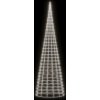 LED vánoční stromek na stožár 3000 ch LED 800 cm [358120] (Barva Teplá bílá)