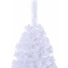 Umělý vánoční stromek s hustými větvemi 180 cm PVC [321039] (Barva Bílá)