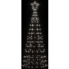 LED vánoční stromek s hroty 220 ch LED 180 cm [358101] (Barva Studená bílá)
