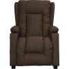 Polohovací křeslo umělá kůže [339069] (Barva Hnědá)