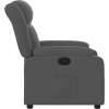 Polohovací křeslo látky [3205773] (Barva Tmavě šedá)