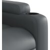 Polohovací křeslo , umělá kůže [3205642] (Barva Šedá)