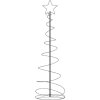 LED vánoční stromek 120 teplých bílých LED 180 cm [4019499] (Barva Černá)