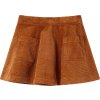 Dětská sukně s kapsami manšestr 104 [13880] (Barva Koňaková)