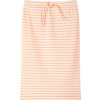 Dětská rovná sukně s pruhy jasně 128 [10927] (Barva Oranžová)