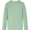 Dětské tričko s dlouhým rukávem a zvýšeným límcem 140 [14333] (Barva Mátová)