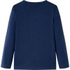 Dětské tričko s dlouhým rukávem tmavě 116 [12631] (Barva Námořnická modř)
