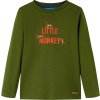 Dětské tričko s dlouhým rukávem 92 [13039] (Barva Khaki)