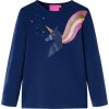 Dětské tričko s dlouhým rukávem jasně 140 [14293] (Barva Námořnická modř)