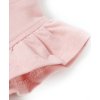 Dětské tričko s volánkovými rukávy 104 [10500] (Barva Světle růžová)