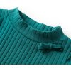 Dětské tričko s dlouhým rukávem žebrovaný úplet jasně 104 [13830] (Barva Tmavě zelená)