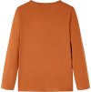 Dětské tričko s dlouhým rukávem jasně 140 [13528] (Barva Koňaková)