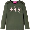 Dětské tričko s dlouhým rukávem 116 [13771] (Barva Khaki)