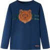 Dětské tričko s dlouhým rukávem tmavě 92 [13119] (Barva Námořnická modrá)
