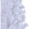 Umělý vánoční stromek s hustými větvemi 240 cm PVC [320966] (Barva Zelená a bílá)